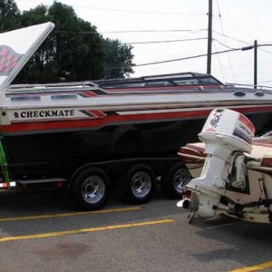 A couple of local Checkmater's boats.