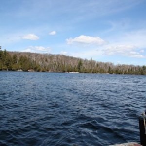 Looking North East from the dock.