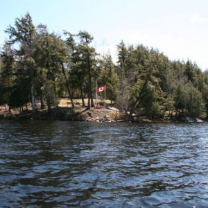 Shot of the cottage point.