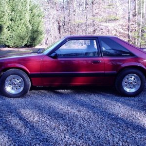 1990 supercharged Mustang