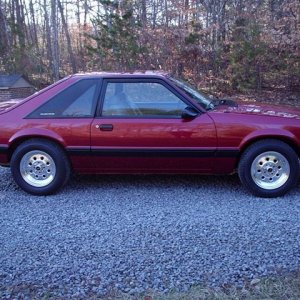 1990 supercharged Mustang