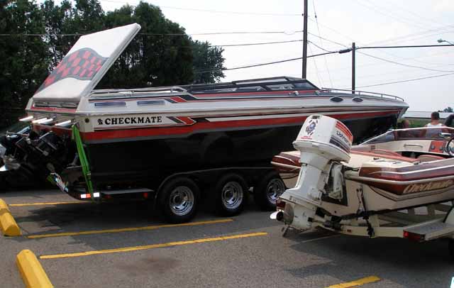 A couple of local Checkmater's boats.