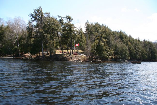 Shot of the cottage point.